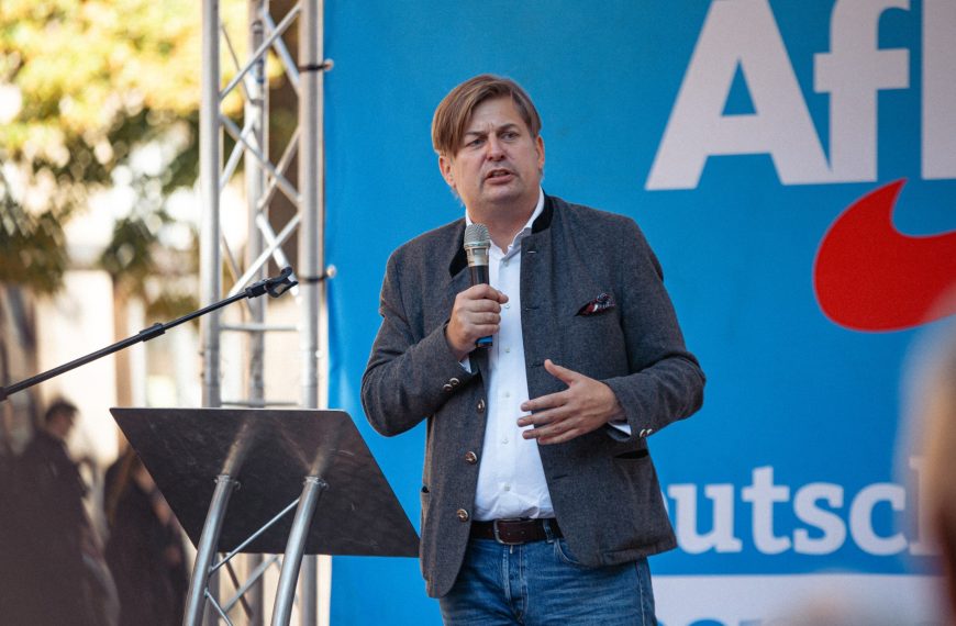 מקסימיליאן קראה בעצרת בחירות של ה-AfD בנורדהאוזן